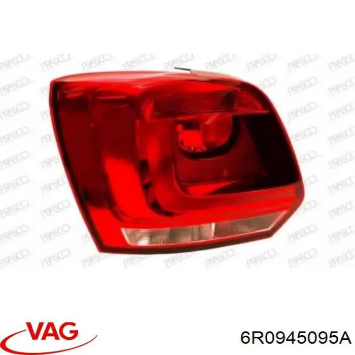 Ліхтар задній лівий VAG 6R0945095A ціна, від 43.19 USD