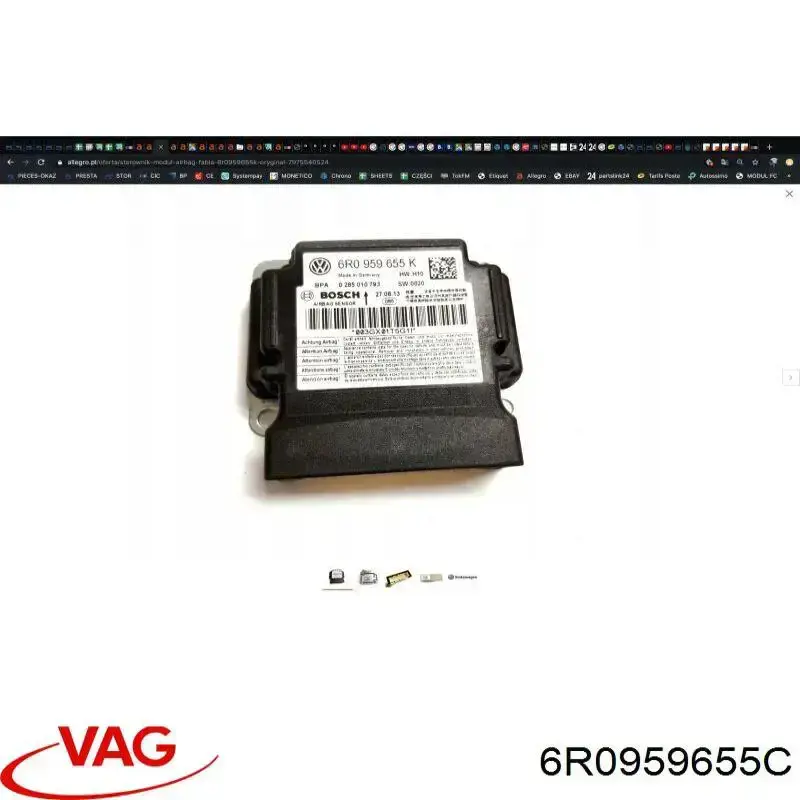  VAG 6R0959655C ціна, від 38.01 USD
