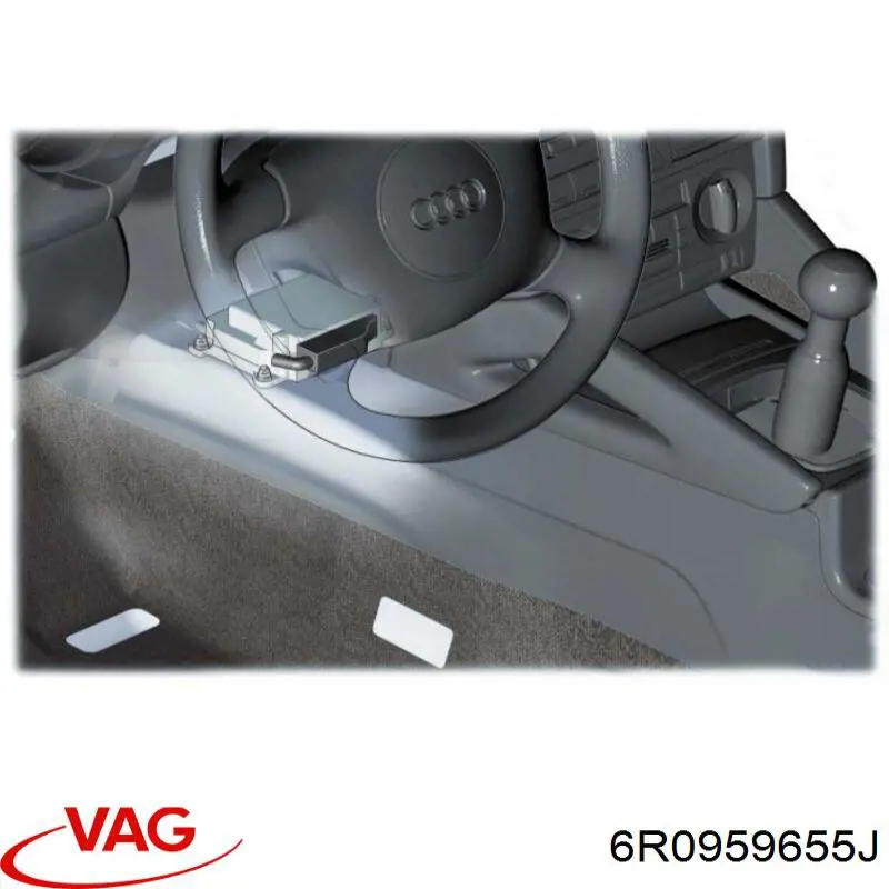 Купити 6R0959655J VAG Модуль-процесор керування подушки безпеки