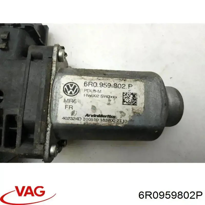 Двигун склопідіймача двері передньої, правої VAG 6R0959802P ціна, від 28.12 USD