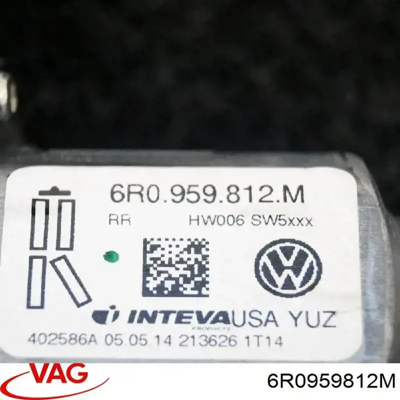 Купити 6R0959812M VAG Двигун склопідіймача двері передньої, правої