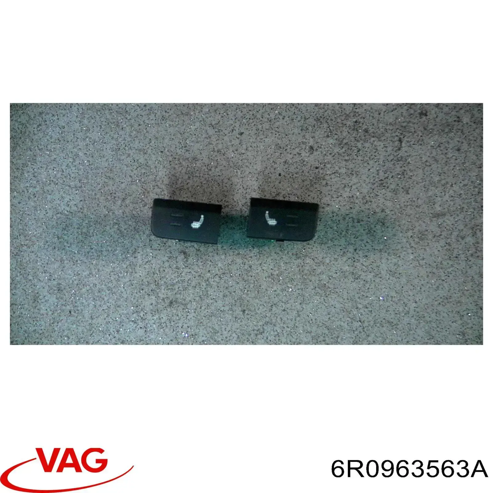6R0963563 VAG Кнопка вкл.обогрева сидіння