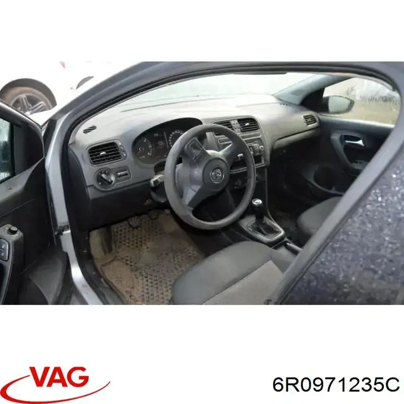 Кабель маси акумулятора (АКБ) 6R0971235C VAG