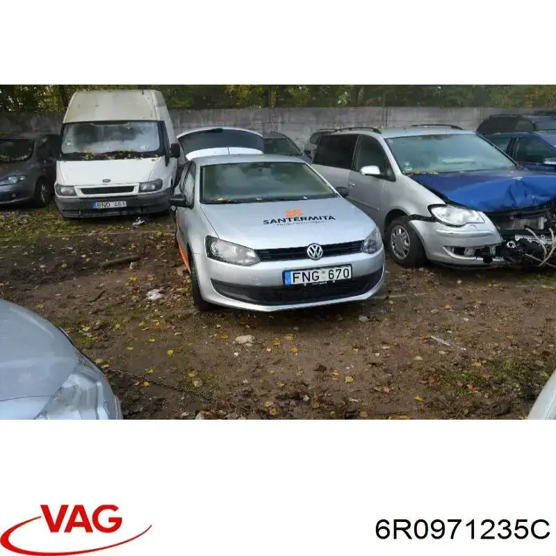 Кабель маси акумулятора (АКБ) VAG 6R0971235C