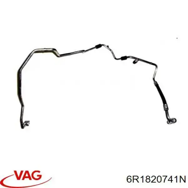 Шланг кондиціонера, від компресора до радіатора VAG 6R1820741N ціна, від 57.01 USD