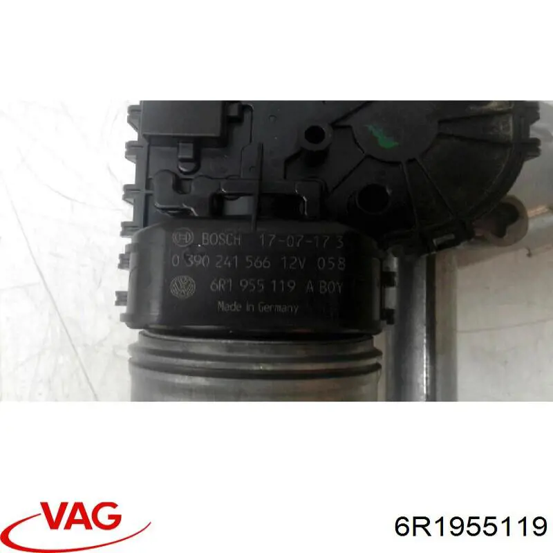 Двигун склоочисника лобового скла (трапеції) TGE521R Magneti Marelli