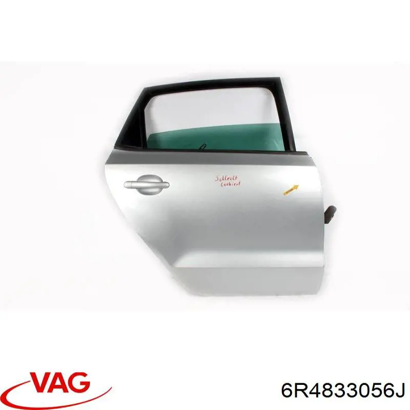 Двері задні, праві VAG 6R4833056H ціна, від 124.15 USD