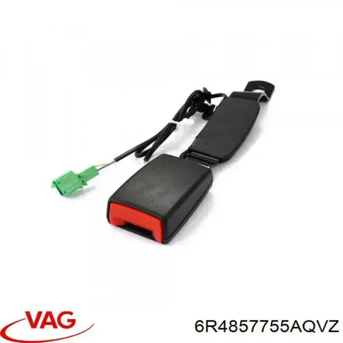 Купити 6R0857755BQVZ VAG Важіль фіксації ременя безпеки, лівий