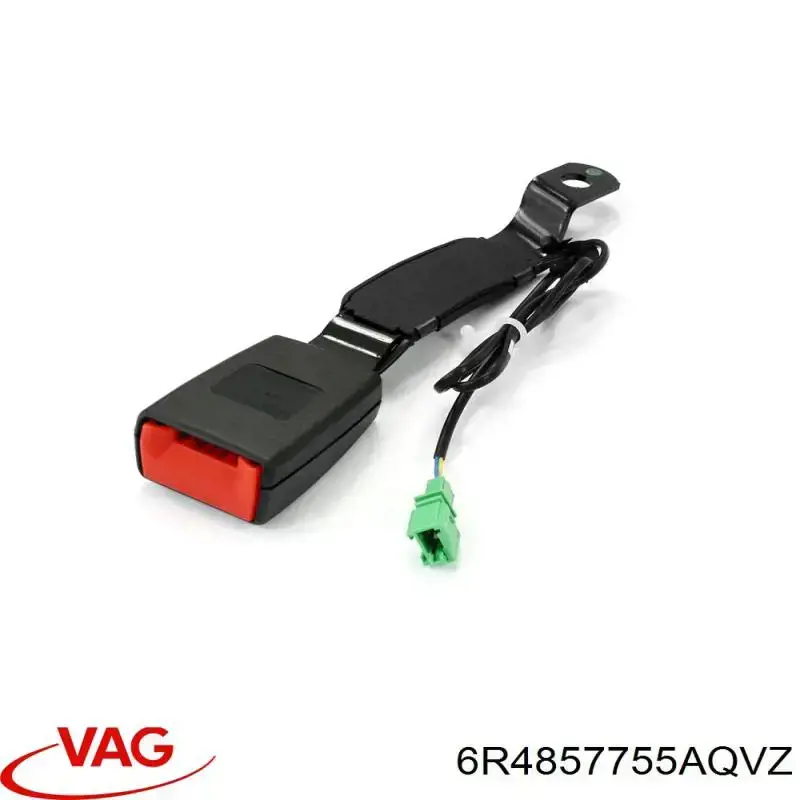 Купити 6R4857755AQVZ VAG Важіль фіксації ременя безпеки, лівий
