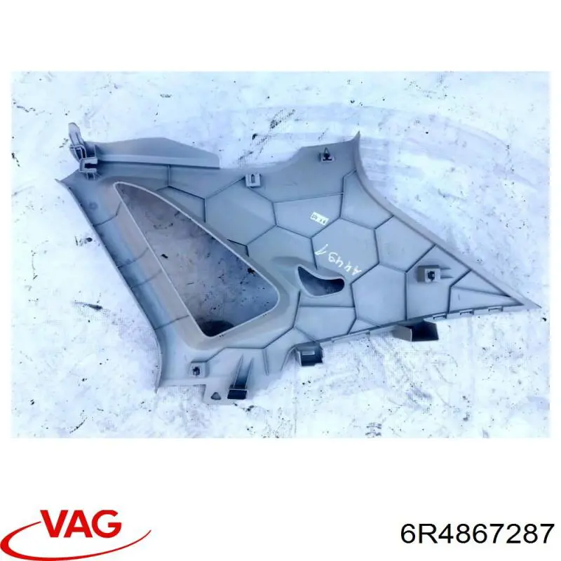 6R4867287 VAG Обшивка стійки кузова внутрішня, задня ліва