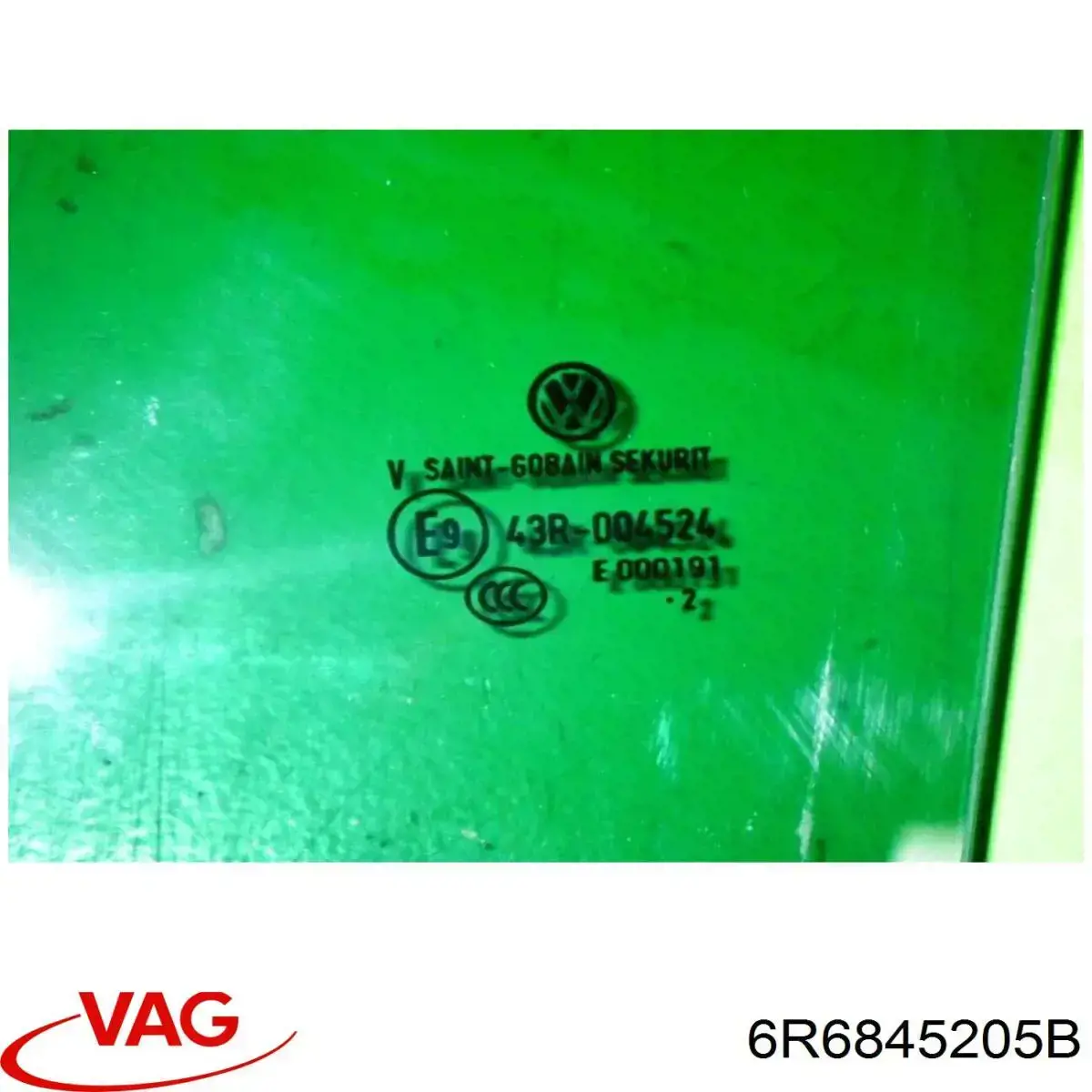 Купити 6R6845205B VAG Скло задньої двері лівої
