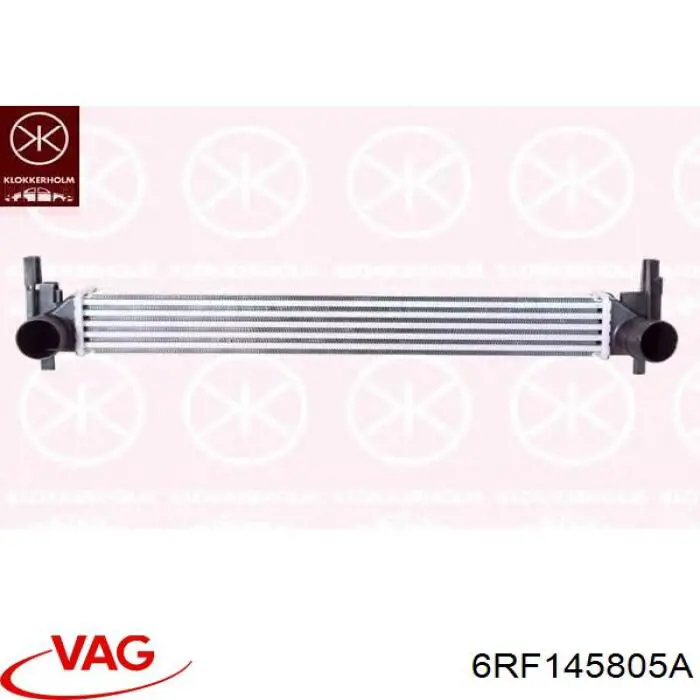 Купити 6RF145805A VAG Радіатор интеркуллера