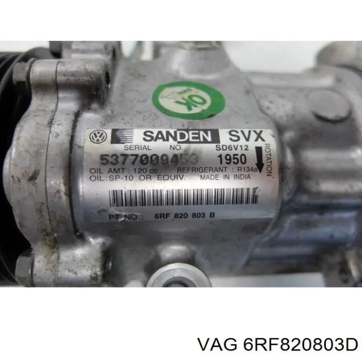 Компресор системи кондиціювання VAG 6RF820803D ціна, від 228.68 USD