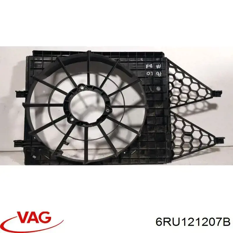6RU121207B VAG дифузор (кожух радіатора охолодження)
