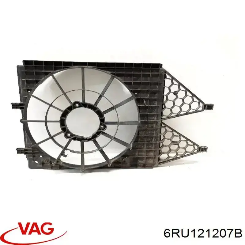 Дифузор (кожух) радіатора охолодження VAG 6RU121207B ціна, від 42.34 USD