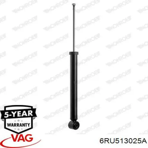 Купити 6RU513025A VAG Стійка амортизатора задня