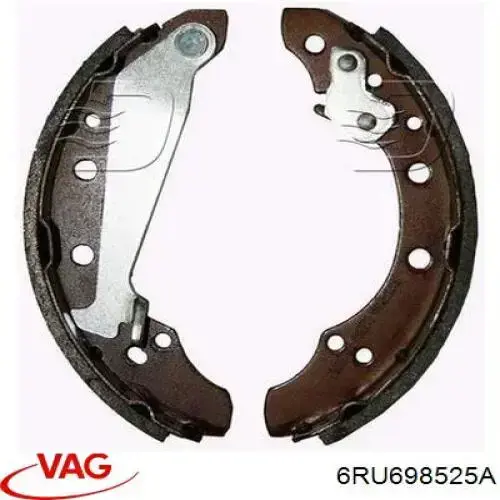 Купити 6RU698525A VAG Колодки гальмові задні, барабанні