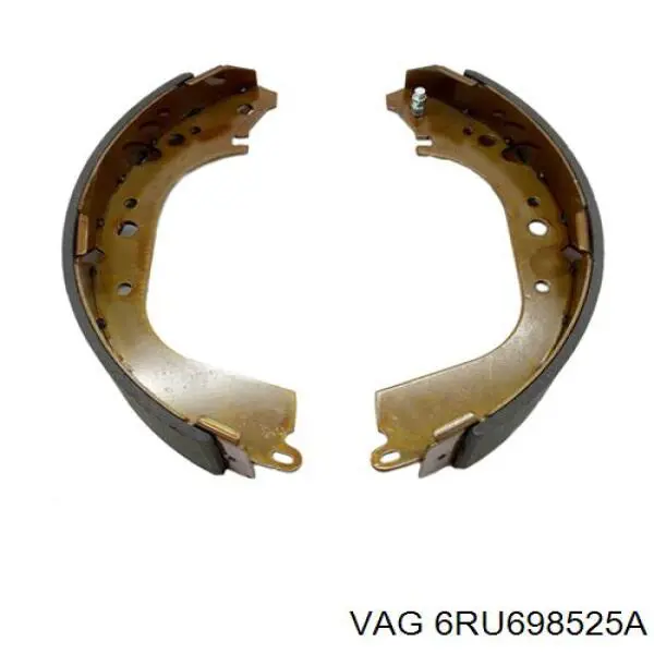 Гальма робочі задні ножні і гальмівні барабани VAG 6RU698525A