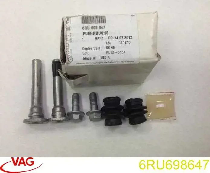 Направляюча супорту переднього VAG 6RU698647 ціна, від 7.37 USD