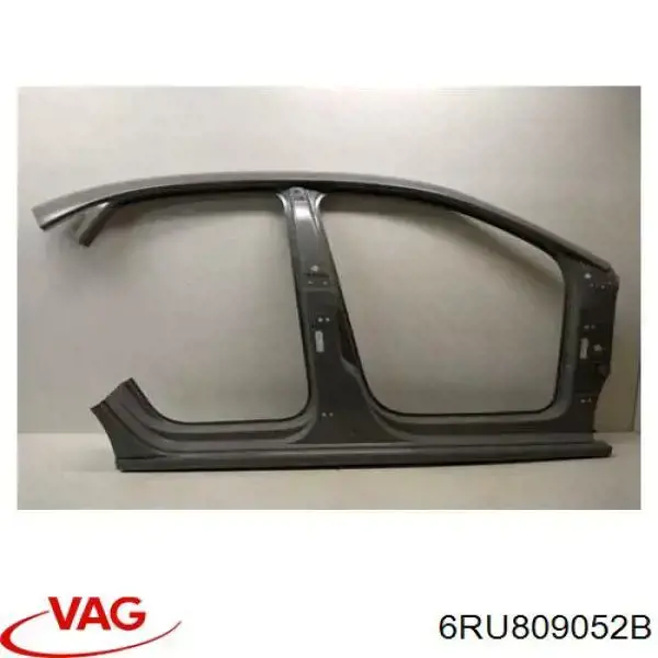 Ремчасть кузова права VAG 6RU809052B ціна, від 1010.15 USD