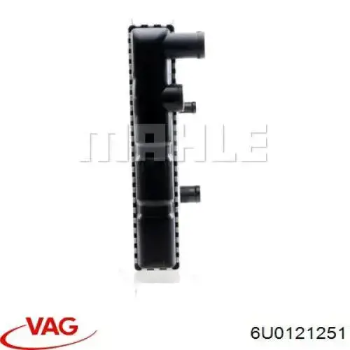 Радіатор основний VAG 6U0121251 ціна, від 38.13 USD