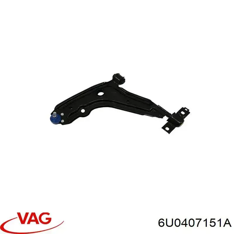 Важіль передній лівий VAG 6U0407151A ціна, від 32.42 USD