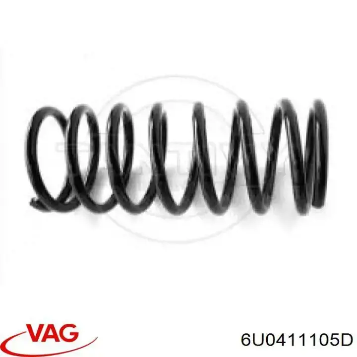 Пружина передня 6U0411105D VAG
