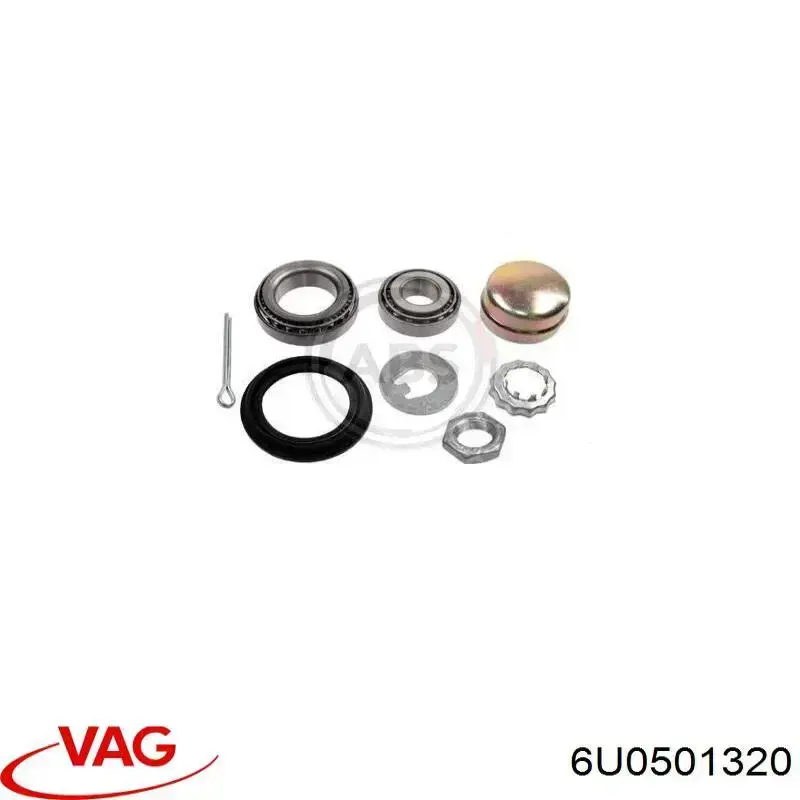 Купити 6U0501320 VAG Підшипник маточини задньої, внутрішній