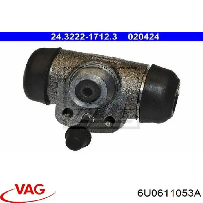 Купити 6U0611053A VAG Циліндр гальмівний колісний/робітник, задній