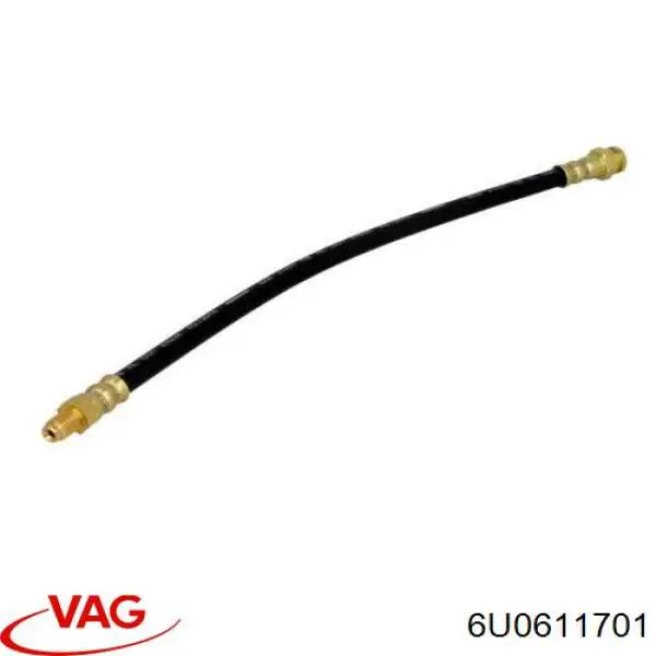 Шланг гальмівний передній VAG 6U0611701 ціна, від 5.21 USD