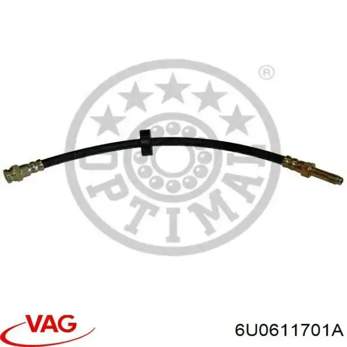 Купити 6U0611701A VAG Гальмівні шланги передні