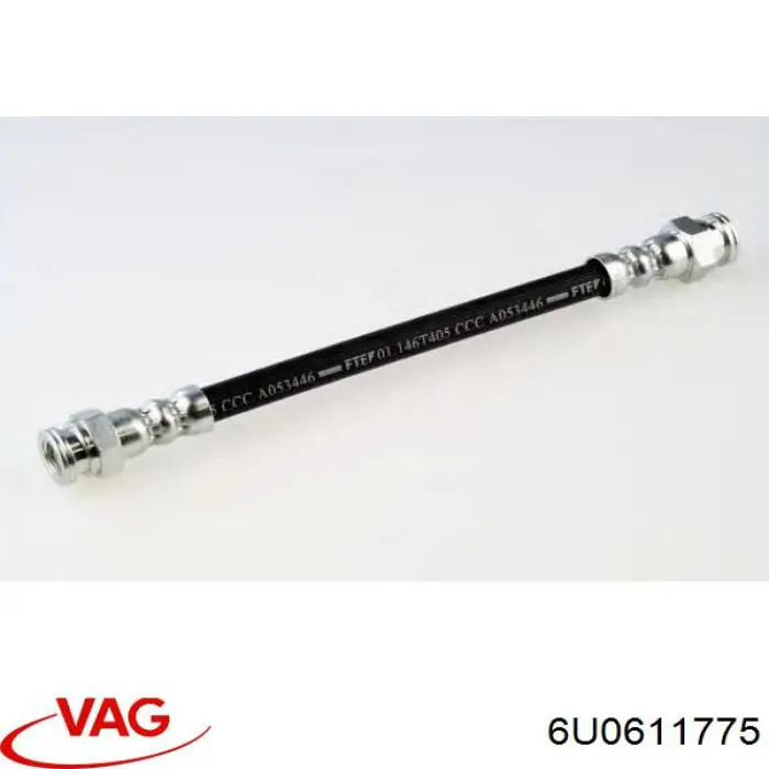 Шланг гальмівний задній VAG 6U0611775 ціна, від 5.90 USD