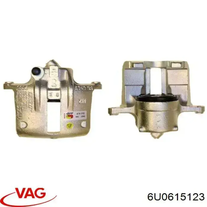 Супорт гальмівний передній лівий VAG 6U0615123 ціна, від 41.92 USD