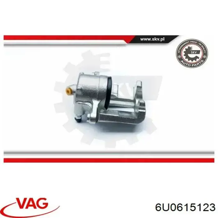 Купити 6U0615123 VAG Супорт гальмівний передній лівий