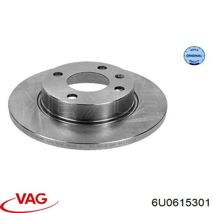 Диск переднього гальма VAG 6U0615301 ціна, від 21.38 USD
