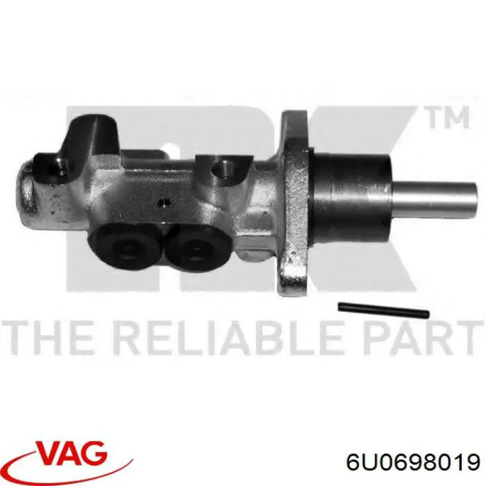 Циліндр головний гальма (Гідротормоз) VAG 6U0698019 ціна, від 81.97 USD