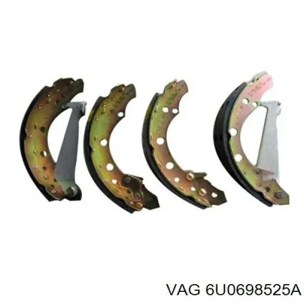 Колодки гальмові задні, барабанні VAG 6U0698525A ціна, від 15.04 USD