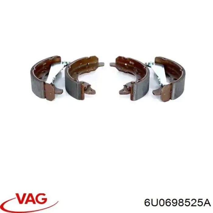 Колодки гальмові задні, барабанні VAG 6U0698525A ціна, від 15.04 USD