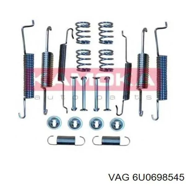 Монтажний комплект задніх барабанних колодок 6U0698545 VAG