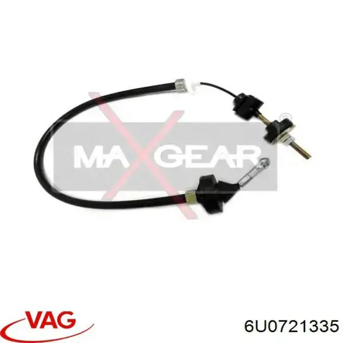 Трос зчеплення 6U0721335 VAG