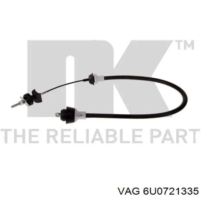 Купити 6U0721335 VAG Трос зчеплення