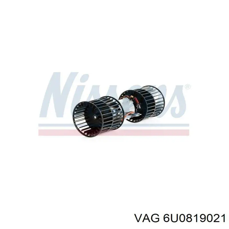 6U0819021 VAG Електромотор пічки