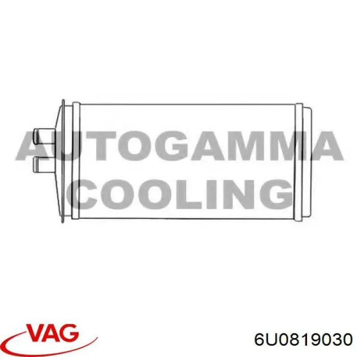 Купити 6U0819030 VAG Теплообмінник