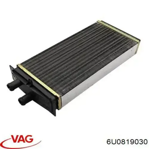 Радіатор пічки (обігрівача) VAG 6U0819030 ціна, від 19.76 USD