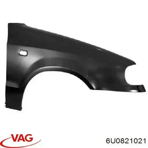 Ліве переднє крило VAG 6U0821021 ціна, від 47.04 USD