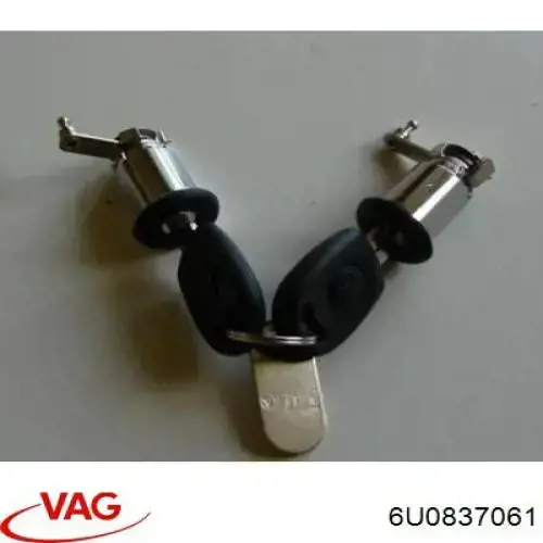 Личинка замка дверей передньої 3L837015 AND