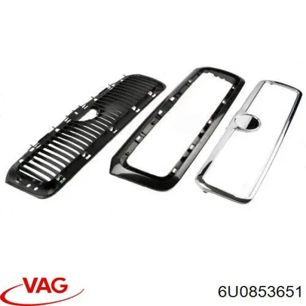 Купити 6U0853651 VAG Захисна решітка радіатора