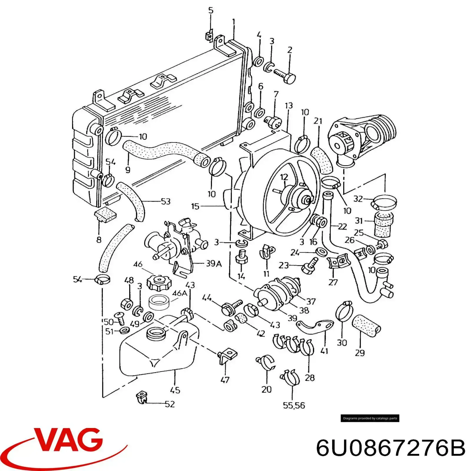 Купити 6U0867276B VAG 