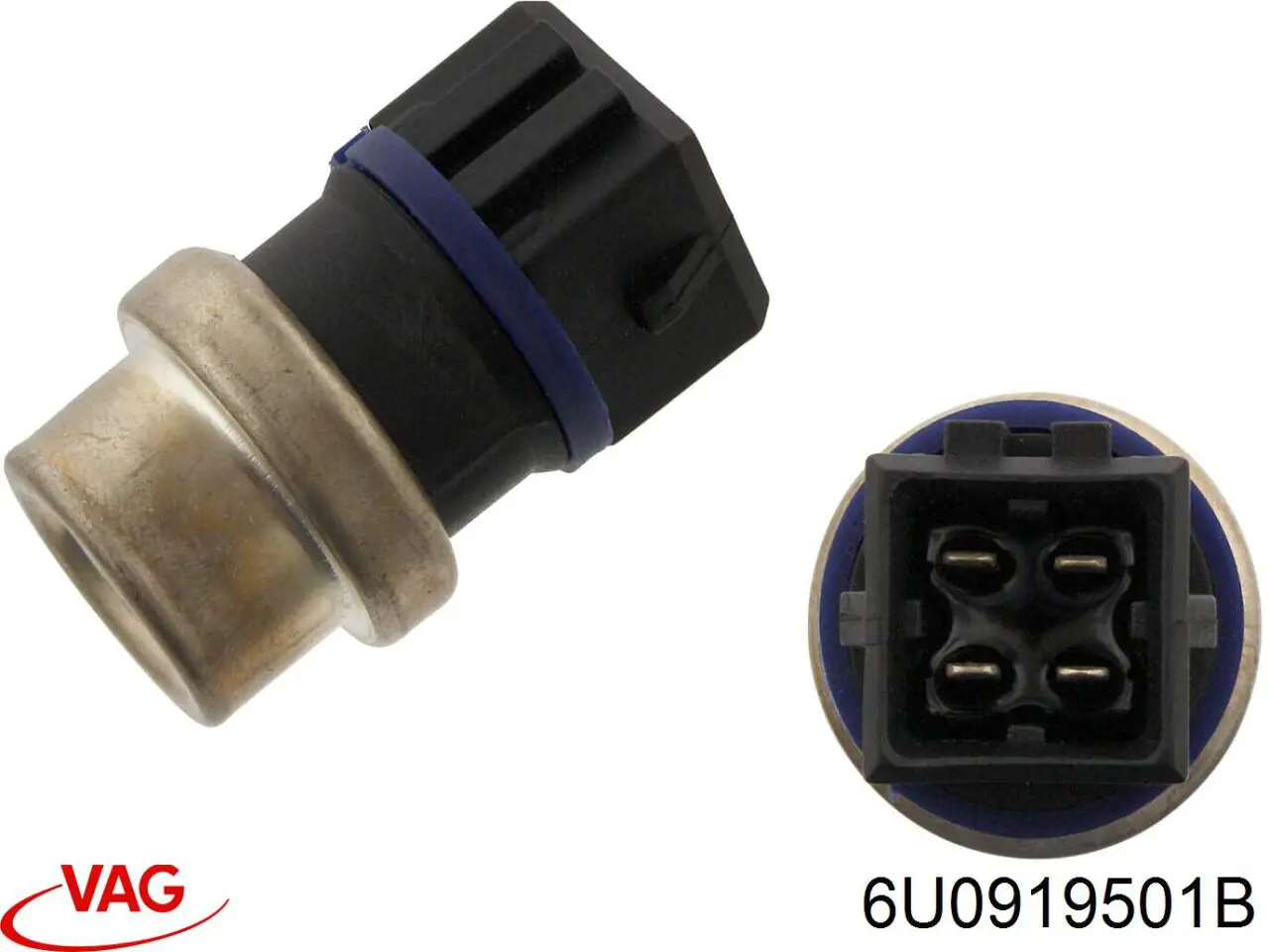Датчик температури охолоджуючої рідини 6U0919501B VAG