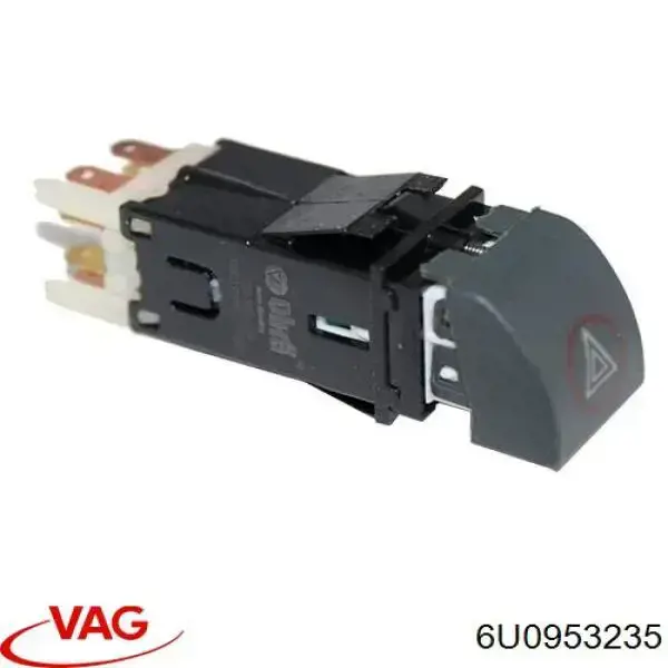 Кнопка включення аварійної сигналізації VAG 6U0953235 ціна, від 5.62 USD
